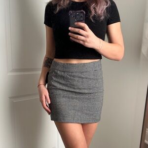 Plaid Mini Skirt